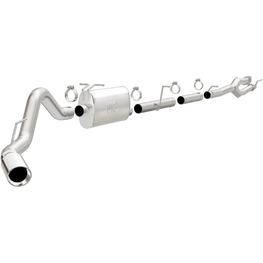 MagnaFlow 19174 Sys C/B 11-15 Ford Super Duty F250 6.2L EC CC, SS 3.5in Single Rear Pass Side Ext 5in Tip - #19174