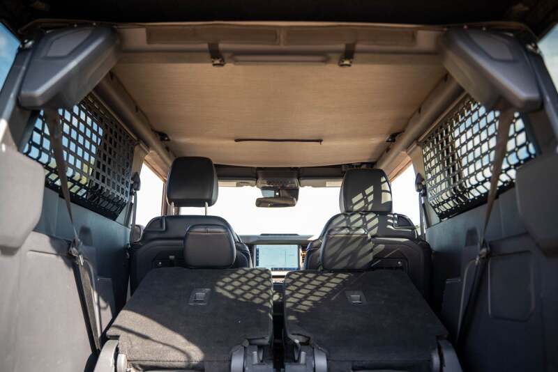 DV8 21-24 Ford Bronco 2-Door Rear Window Pocket Molle Panels - #MPBR-12