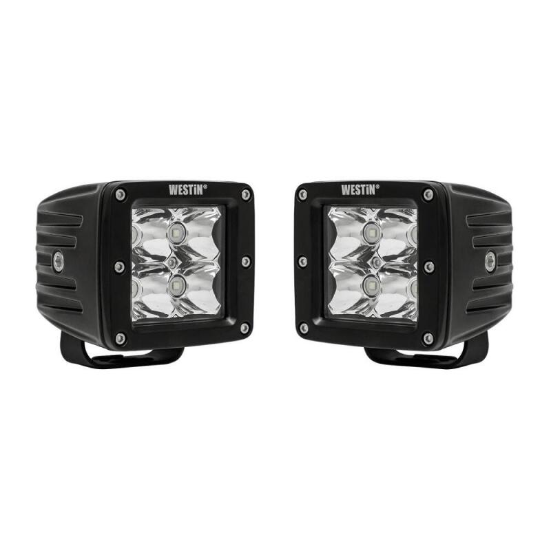 Westin 09-12200B-PR Compact LED 5W 3.2 inch x 3 inch (Set of 2) Black