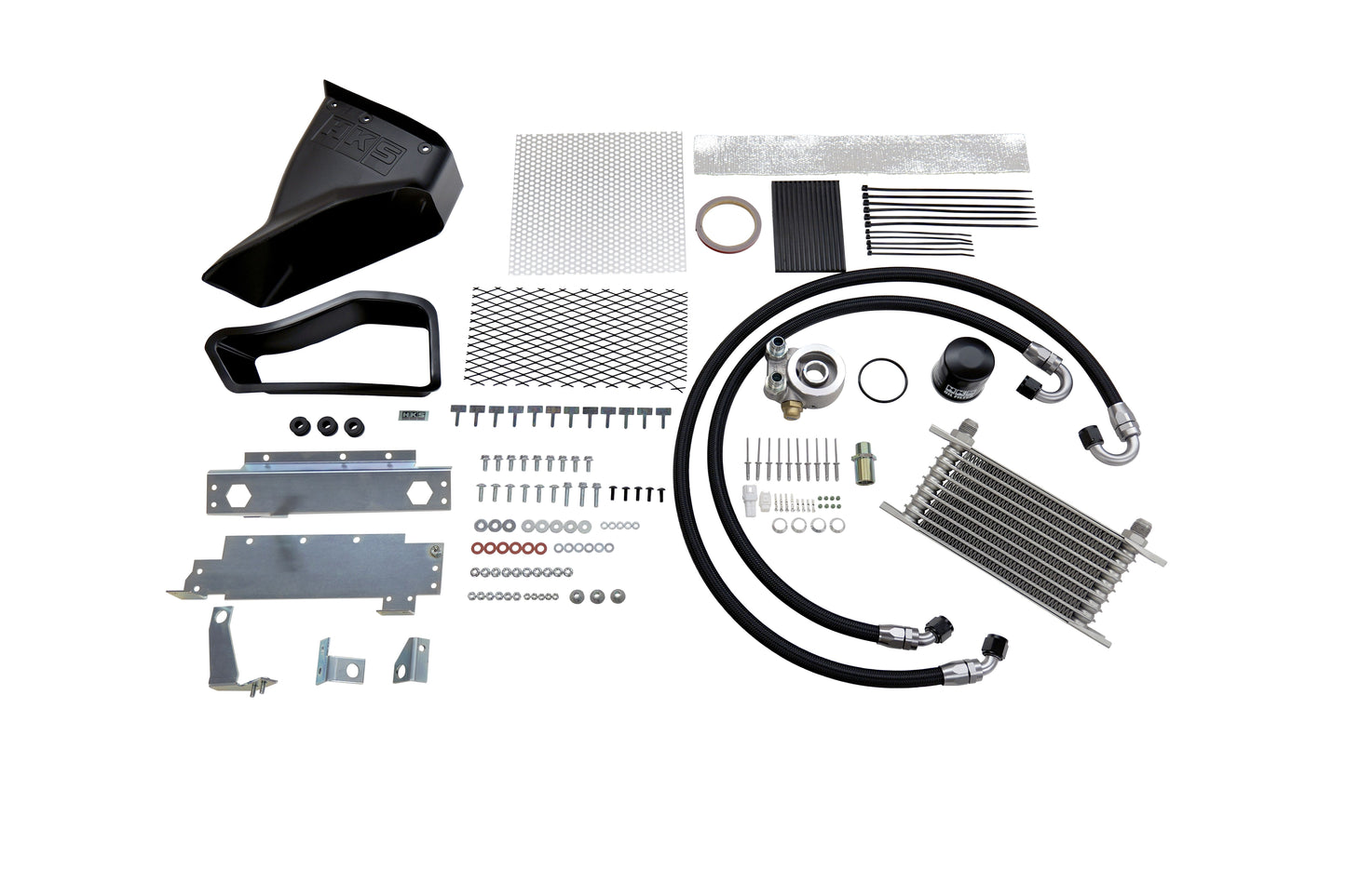 HKS 2023+ Honda Civic Type R FL5 S Type Oil Cooler Kit - Black