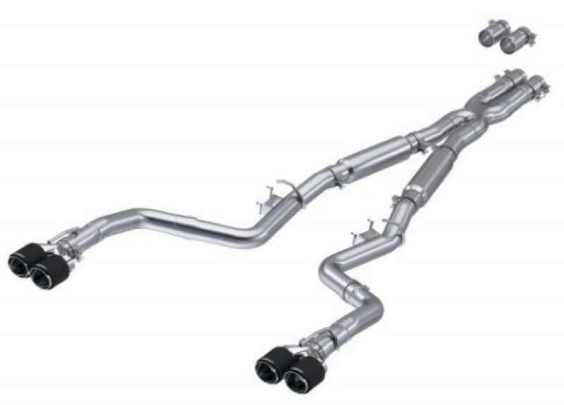 MBRP Dodge Challenger 5.7L/6.2L/6.4L Carbon Fiber T304 Catback Exhaust
