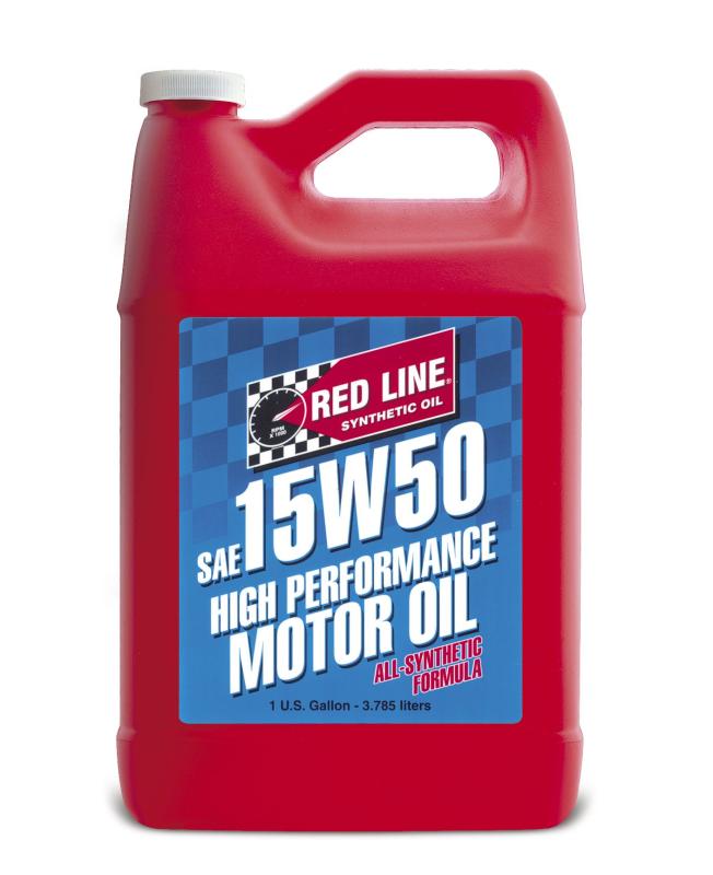 Red Line 11505 15W50 Motor Oil - Gallon (4 Pack)