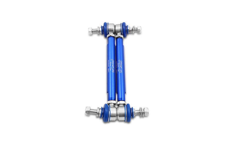 SuperPro Front Sway Bar Link Kit - Heavy Duty Adjustable (210mm-260mm Length, 10mm Studs)