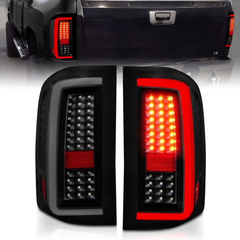 ANZO 2007-2014 Chevrolet Silverado 2500 HD LED Taillights