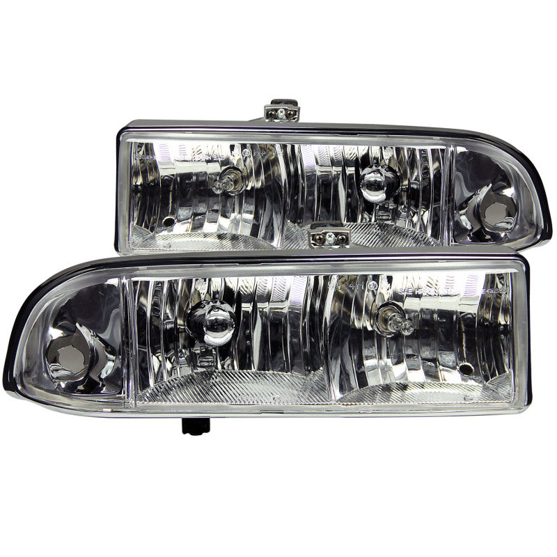 ANZO 1998-2004 Chevrolet Blazer Crystal Headlights