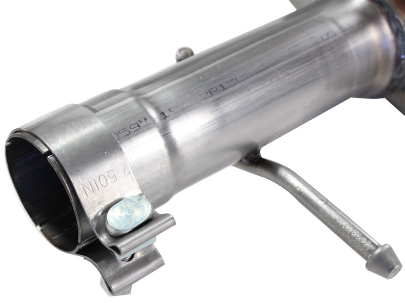 aFe MACHForce XP Exhaust Cat-Back 2.5in SS-409 Hi-Tuck 12-14 Jeep Wrangler Unlimited V6 3.6L 4Dr - #49-46231