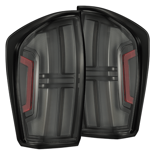 AlphaRex 680082 16-23 Toyota Tacoma/Tundra NOVA-Series Prismatic LED Tail Lights Black