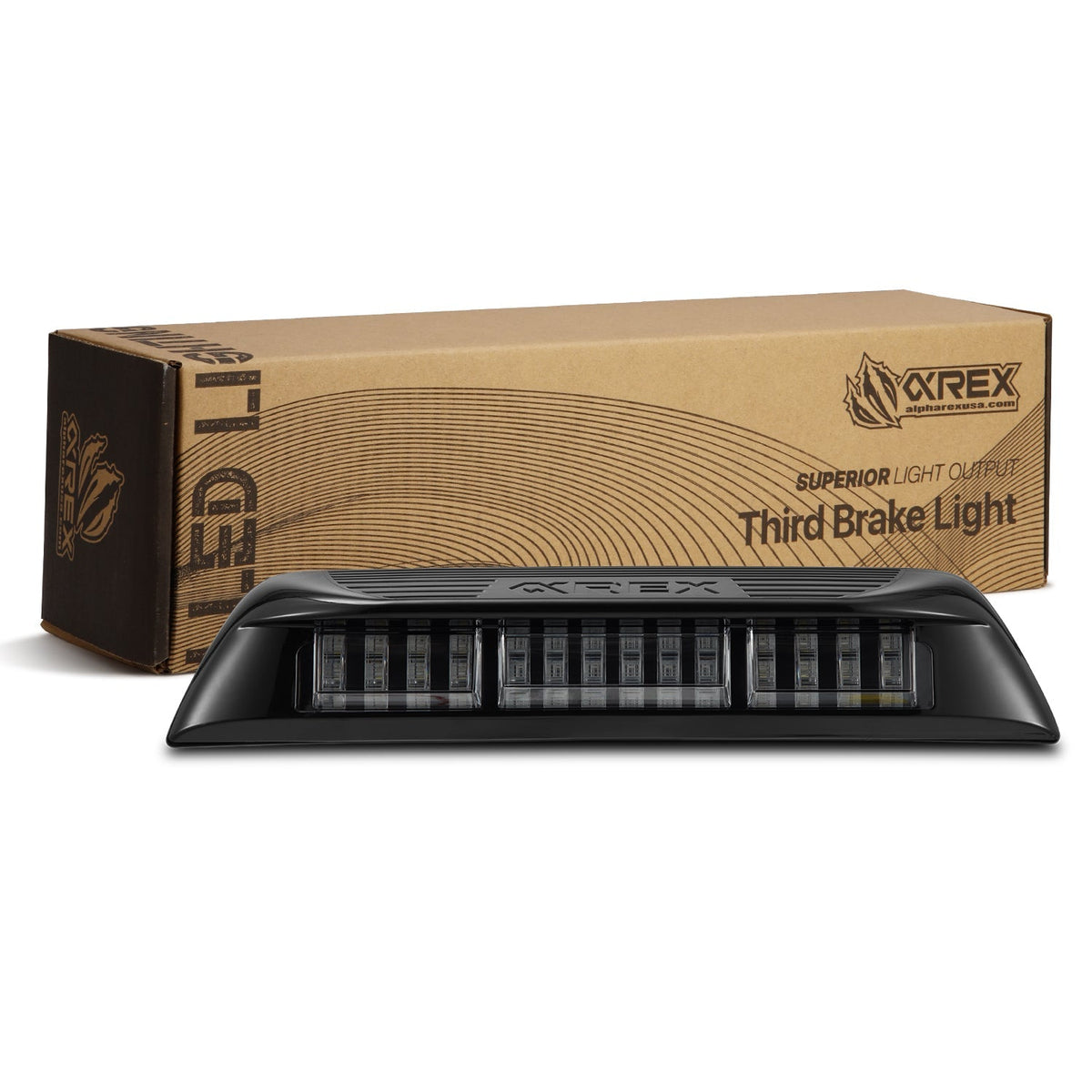 AlphaRex 220081 16-23 Toyota Tacoma LUXX-Series LED 3rd Brake Light Black