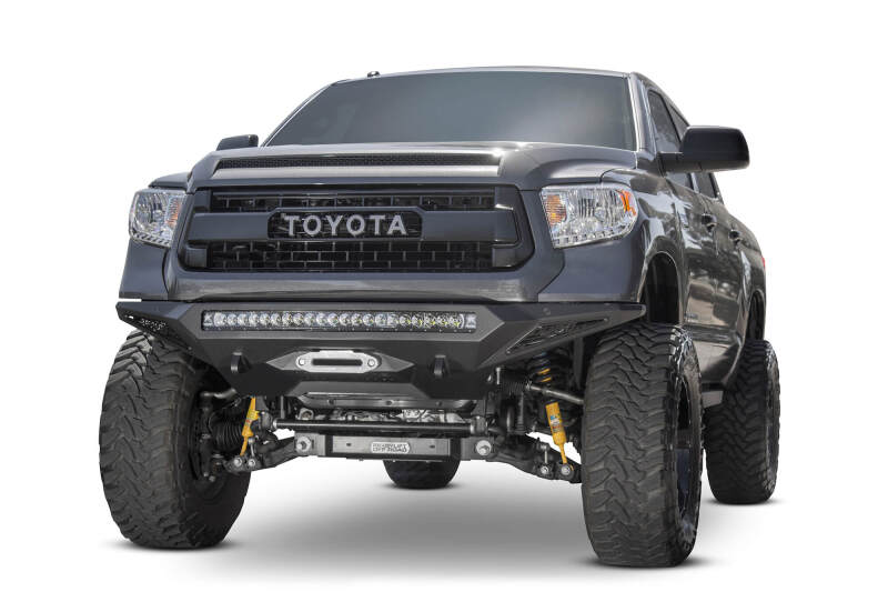 Addictive Desert Designs for 2014+ Toyota Tundra Stealth Fighter Front Bumper w/Winch Mount & Sensors