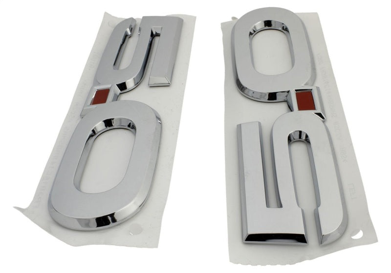 Ford Racing for 2015-2017 Ford Mustang 5.0L Fender Emblem Chrome