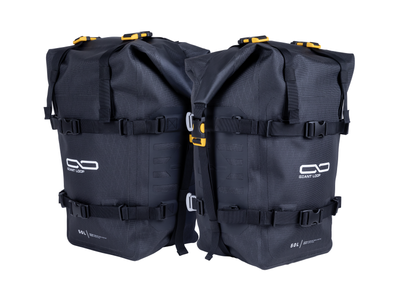 Giant Loop MTPN25-B MotoTrekk Panniers 50L Black Motorcycle