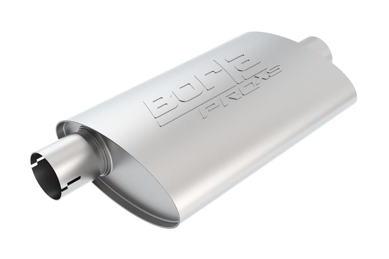 Borla 400481 Universal Center/Offset Oval 2.5in In/Out 14in x 4.25in x 1.88in PRO-XS Muffler - #400481