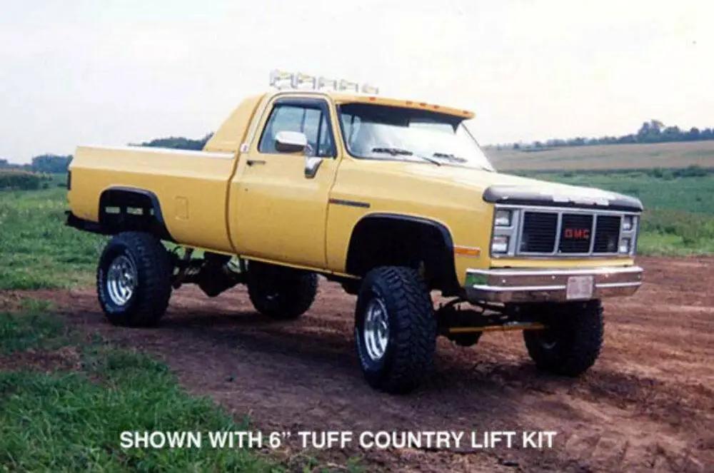 Tuff Country 16711K 6in Lift Kit (52in Rear Springs) No Shocks for 1973-1987 GM Suburban 1/2 Ton 4WD