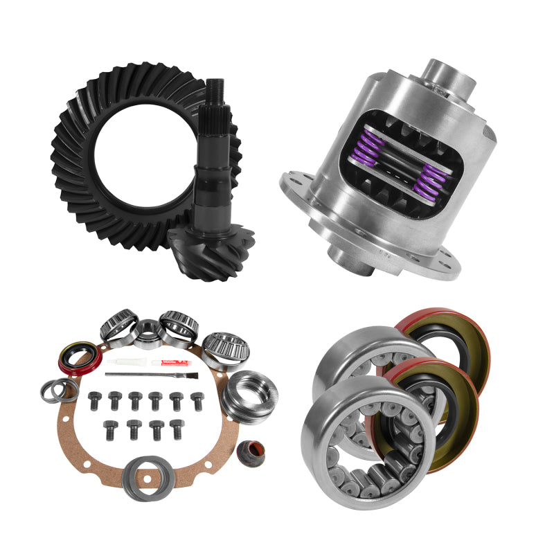 Yukon Gear & Axle YGK2051 8.8in for Ford 3.73 Rear Ring & Pinion Install Kit 31 Spline Positraction 2.99in Axle Bearings