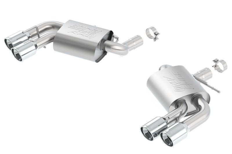 Borla 11921 16 Chevy Camaro 6.2L Atak Rear Section Exhaust w/o Dual Mode Valves - #11921