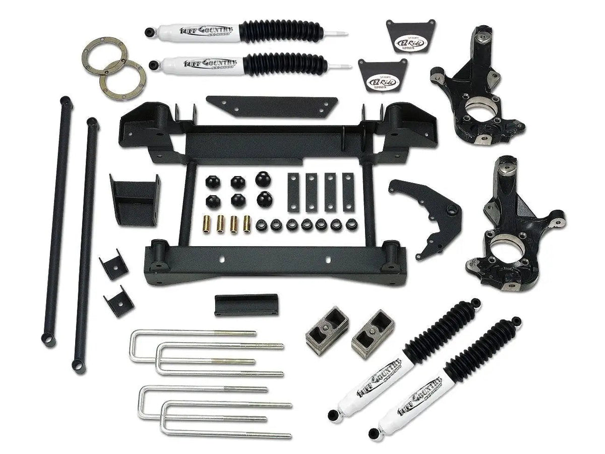 Tuff Country 16985 6in Lift Kit (1-Piece Sub Frame) No Shocks for 2001-2010 Silverado 2500HD 4WD