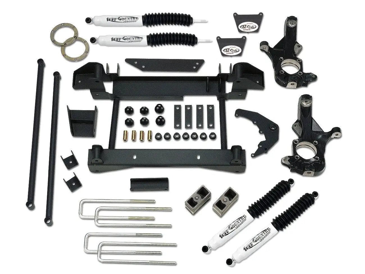 Tuff Country 16990 6in Lift Kit (1-Piece Sub Frame) No Shocks for 2001-2006 Silverado 3500 4WD