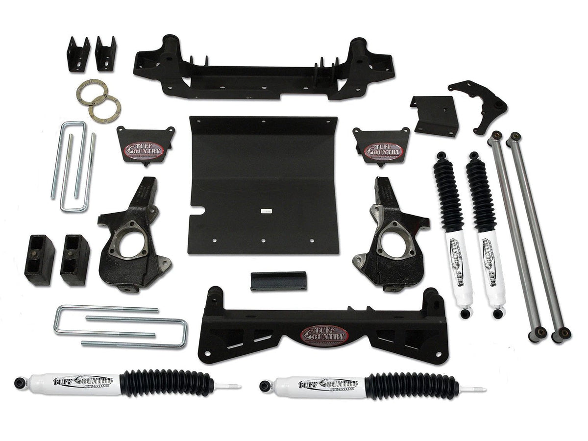 Tuff Country 16992KN 6in Lift Kit (3-Piece Sub Frame) SX8000 for 2001-2006 Silverado 1500HD 4WD