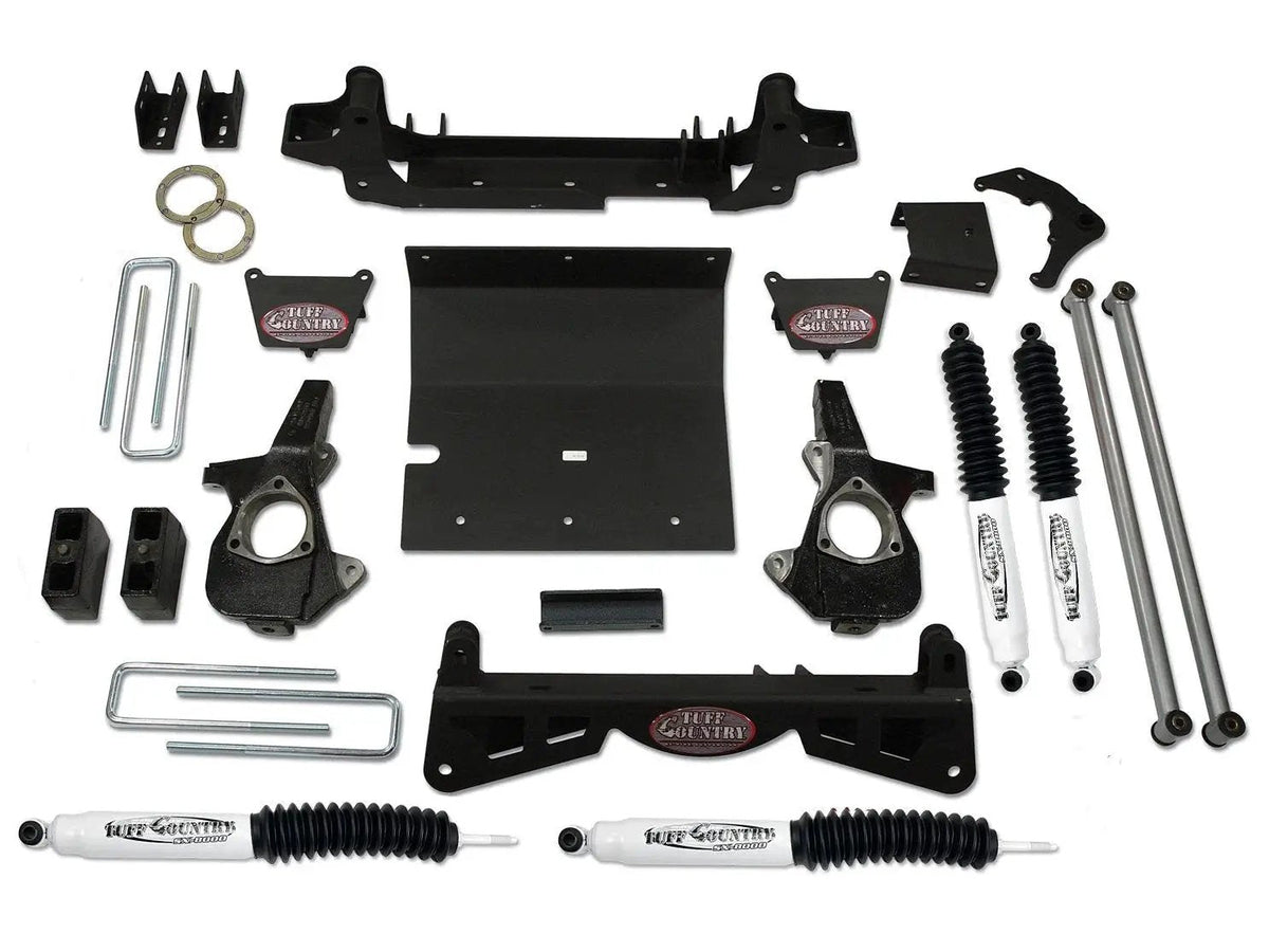 Tuff Country 16993 6in Lift Kit (3-Piece Sub Frame) No Shocks for 2001-2010 Silverado 2500HD 4WD