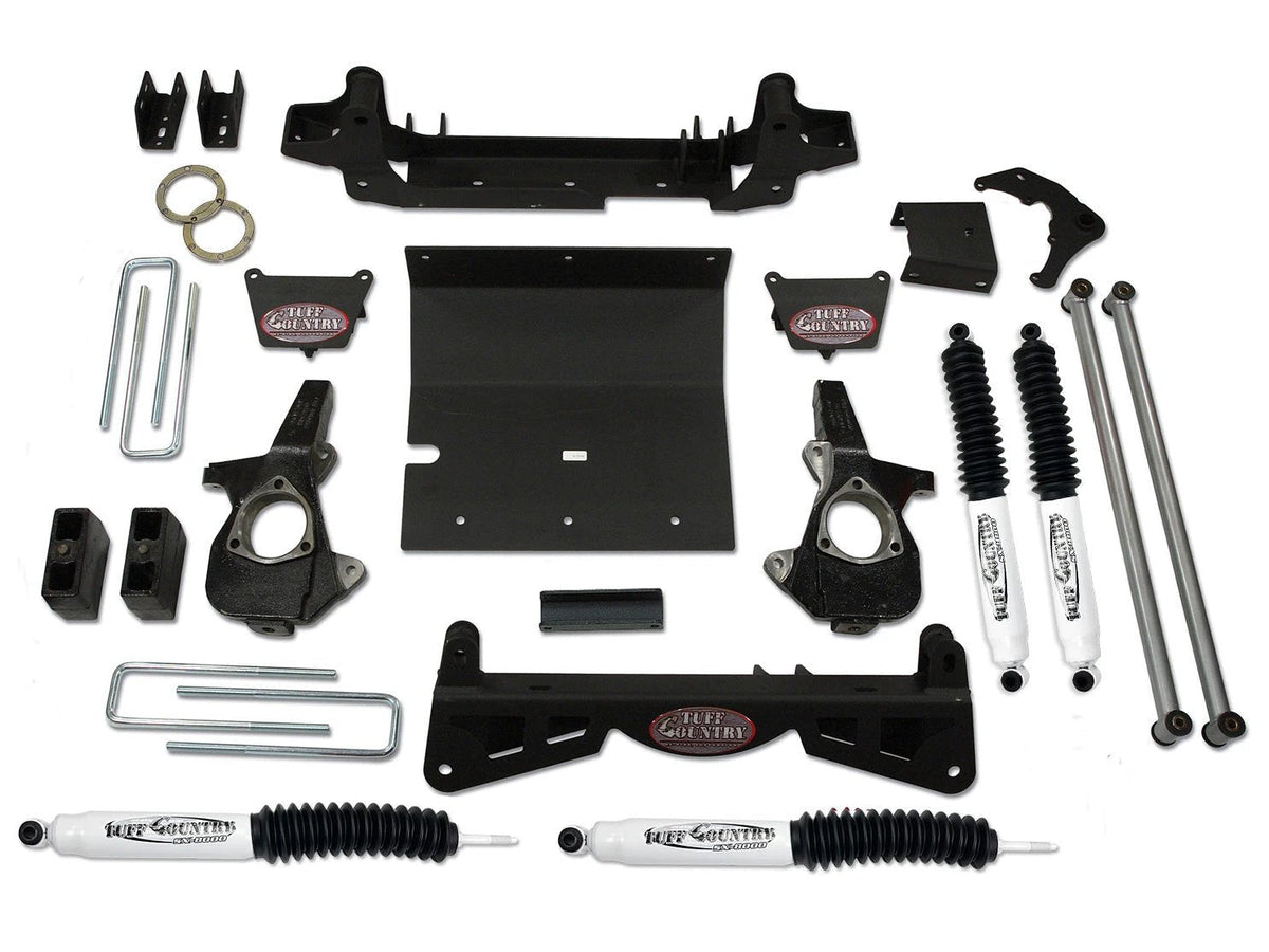Tuff Country 16993KN 6in Lift Kit (3-Piece Sub Frame) SX8000 for 2001-2010 Silverado 2500HD 4WD