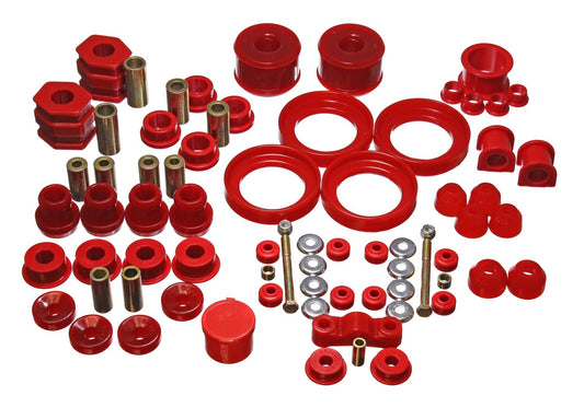 Energy Suspension for 1996-2000 Civic Red Hyper-Flex Master Bushing Set 16.18110R