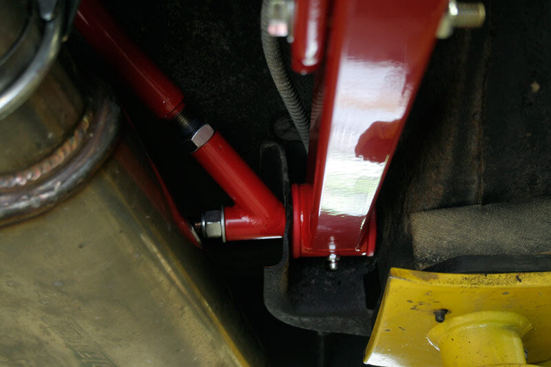 UMI Performance 4041-R Boxed Lower Control Arms Polyurethane/Roto-Joint Red