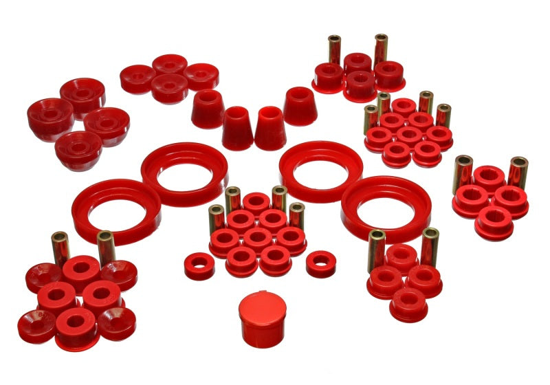 Energy Suspension for 92-96 Prelude Red Hyper-Flex Master Bushing Set 16.18106R