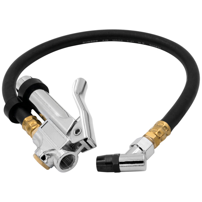 AutoMeter 2170 Tire Inflator with Pressure Gauge Hose & Bullet Foot Air Chuck