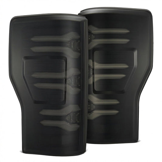 AlphaRex 659091 17-19 Ford F150/F250/F350 LUXX LED Taillights - Black