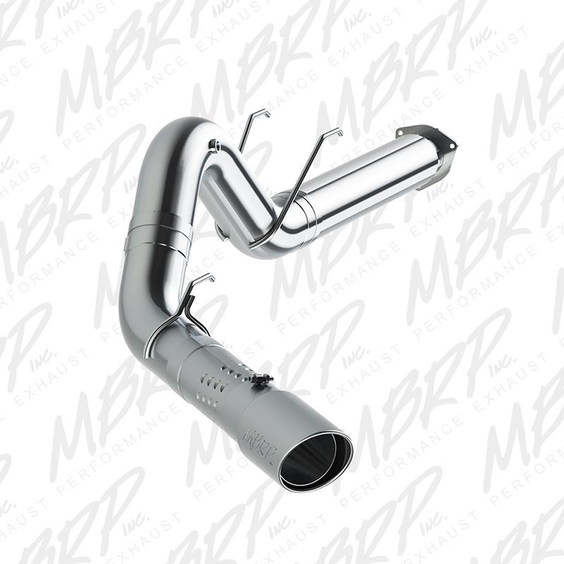 MBRP F-250/350/450 Ex. Reg Cab 5in Filter Back Single Tip T409 Exhaust