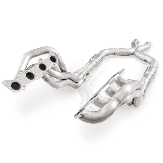 Stainless Works for 2011-2014 Mustang GT Headers High-Flow Cats 3in X-Pipe SM12HCATX
