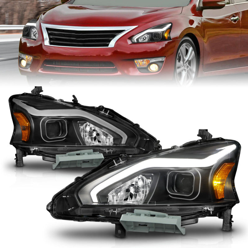 ANZO 2013-2015 Nissan Altima LED Projector Headlights