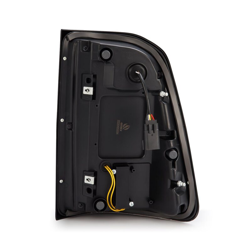 AlphaRex 640050 19-21 Dodge Ram 1500 Luxx-Series LED Tail Lights Black/Red w/Activation Light/Sequential Signal