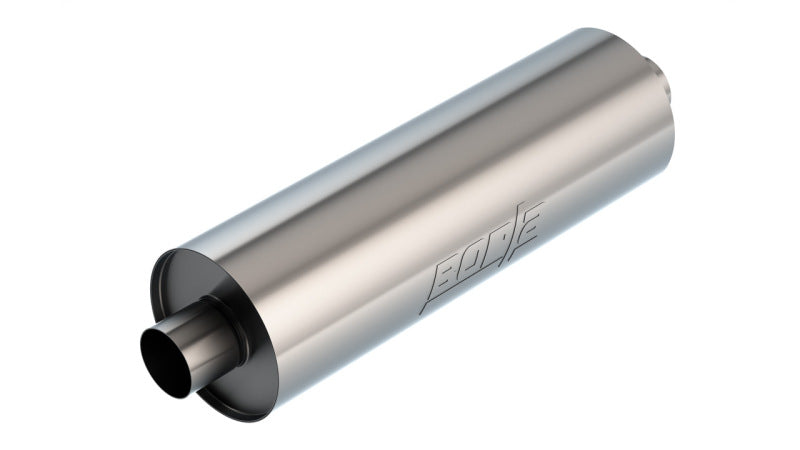 Borla 401663 Touring Muffler 3 in Center In/Out 7.75 in Round 24 in Body Un-Notched