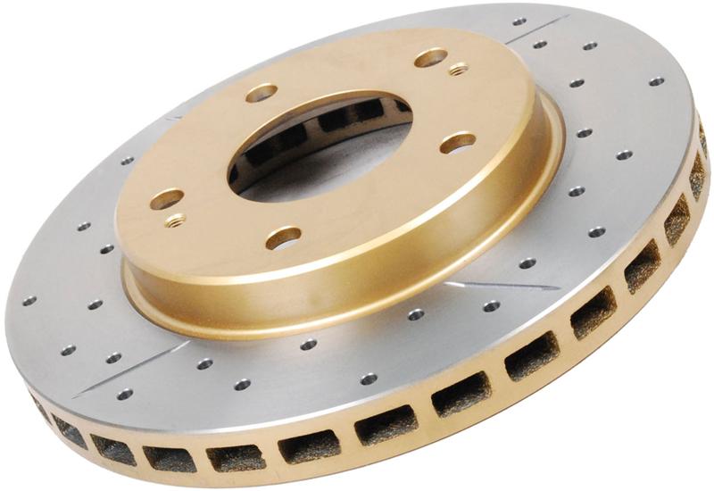 DBA 04-12 Nissan Pathfinder 4.0L Front Drilled & Slotted Street Series Rotor