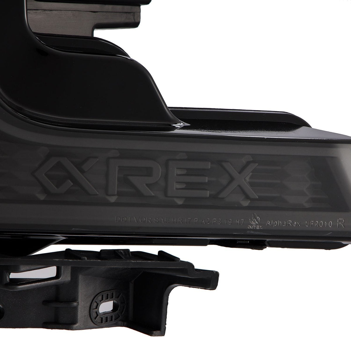 AlphaRex 880250 18-20 Ford F-150 (Req. Converter F150 with Stock LED) LUXX LED Projector Headlights Black Activation Light Sequential Signal Switchback DRL