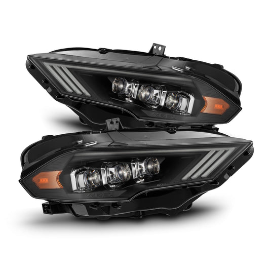 AlphaRex 880258 2018-2022 Ford Mustang NOVA-Series LED Projector Headlights Black