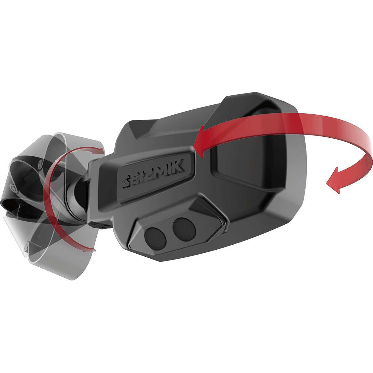 Seizmik 04+ Can/Hon/Kaw/Pol/Yam Pursuit Night Vision LED Sideview Mirror - 2 in. Clamp Pair 56-18087KIT