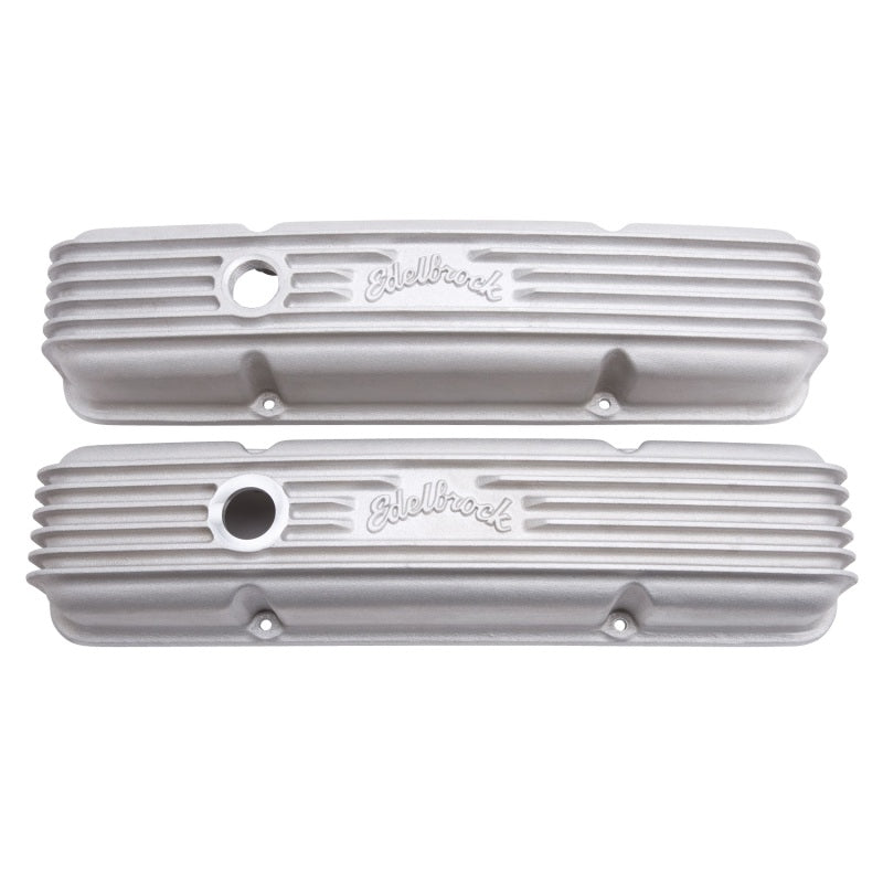 Edelbrock 41449 Valve Cover Classic Series Chevrolet 1959-1986 262-400 CI V8 with Oil Fill Hole