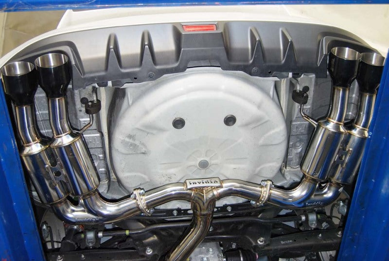 Invidia HS15STIGM4SB 11-21 Subaru WRX/STI Sedan Gemini R400 Single Layer Black tip Cat-back Exhaust