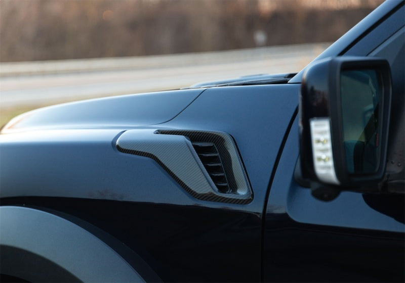 Ford Racing for 2021-2024 F-150 Raptor Carbon Fiber Fender Vent Set - Gloss
