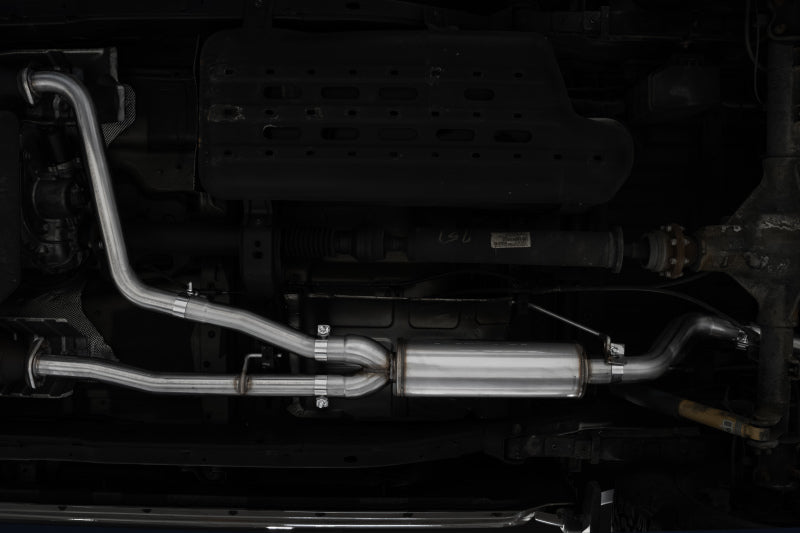MBRP Frontier 3.8L 3in Tip 3in Cat Back Exit Street Profile - T304
