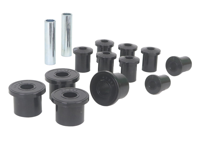 Whiteline W73829 Rear Leaf Spring & Shackle Bushings for 1976-1987 Jeep CJ7, 1976-1983 Jeep CJ5, 1981-1986 Jeep Scrambler