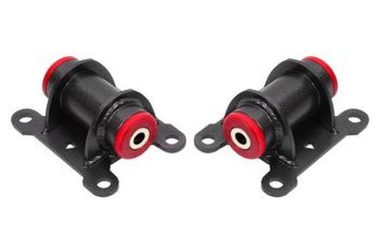 BMR 1998-2002 Chevrolet Camaro Motor Mount Kit (Steel) with Poly Bushings - Black Hammertone
