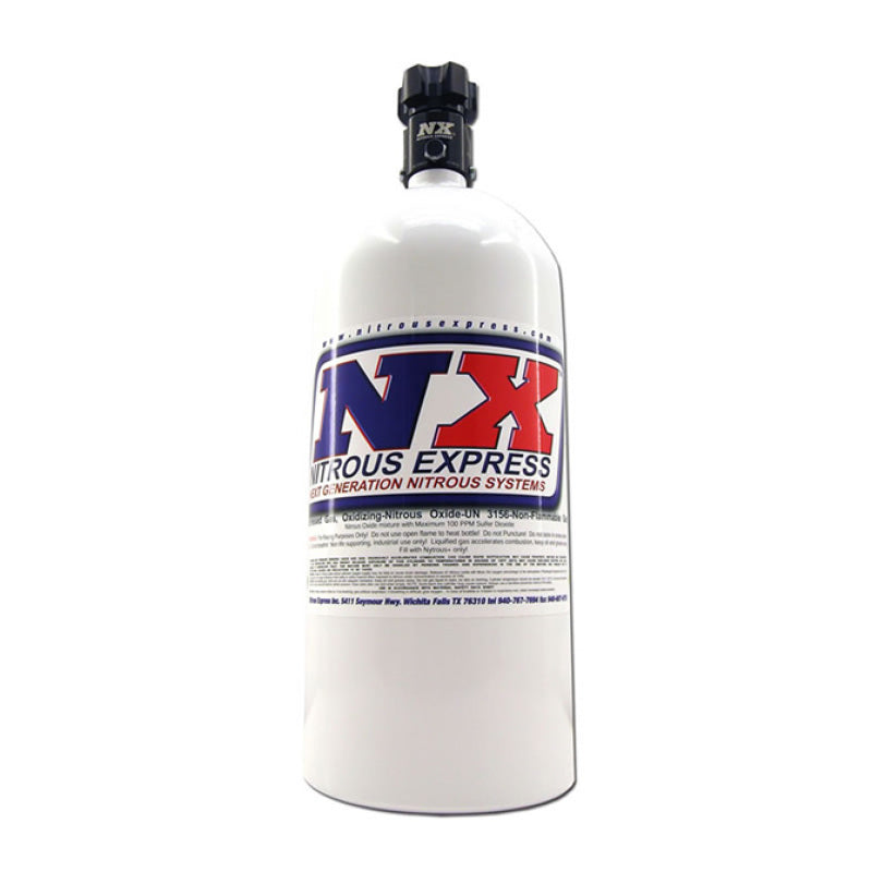 Nitrous Express 10lb Bottle w/Lightning 500 Valve (6.89 Dia x 20.19 Tall) 11100