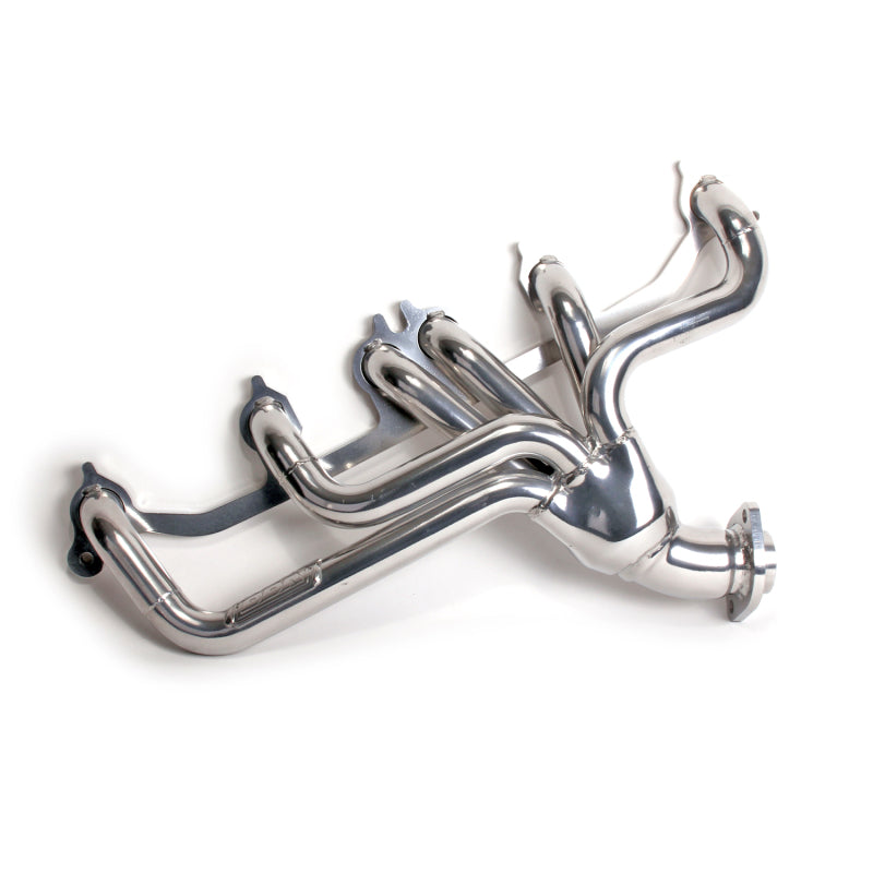 BBK Performance 40520 Shorty Tuned Length Header Silver Ceramic for 1991-1999 Jeep Cherokee / Grand Cherokee / Wrangler (4.0L)