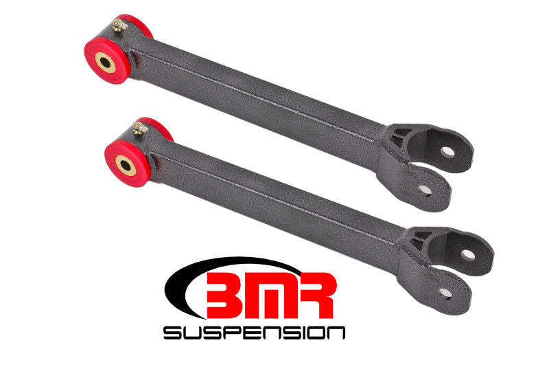 BMR 16-24 6th Gen Camaro Non-Adj. Lower Trailing Arms (Polyurethane) - Black Hammertone