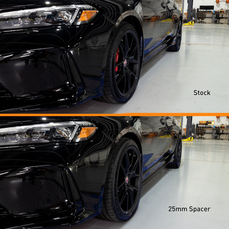 Mishimoto Wheel Spacers - 5x120 - 64.1 CB - M14 x1.5 - 25mm - BK - #MMWS-013-250BK