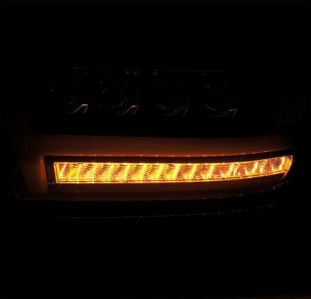 AlphaRex 880518 19-20 Ram 1500 HD NOVA LED Projector Headlight Plank Style Matte Black with Activation Light/Sequential Signal/DRL