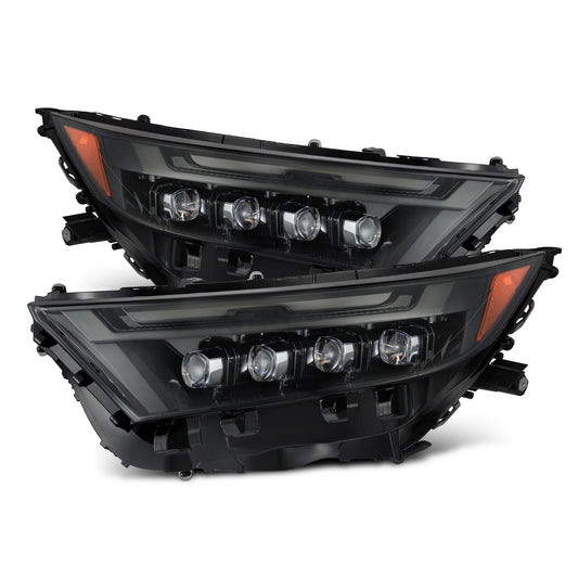 AlphaRex 880869 2019-2023 Toyota RAV4 (High Trim) NOVA LED Projector Headlights Alpha-Black